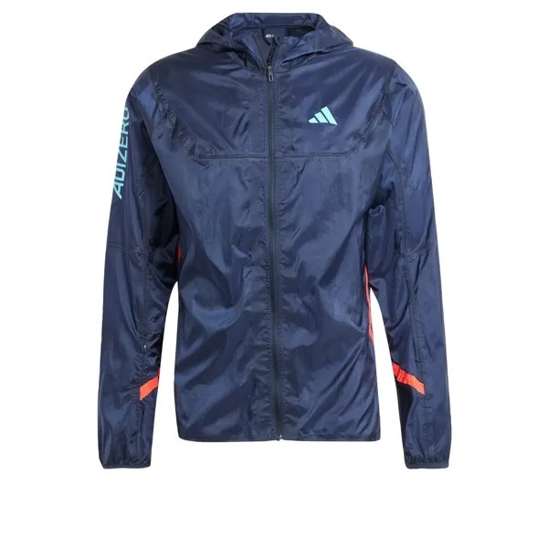 Спортивная куртка ADIDAS PERFORMANCE Adizero, аква/темно-синий