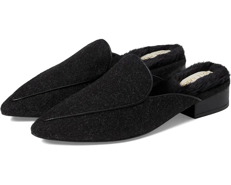 Лоферы Cole Haan Piper Mule, цвет Black Wool Black Faux Fur