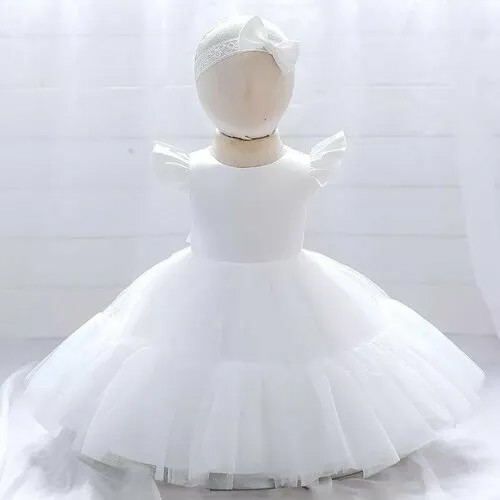 Платье, размер 100, белый