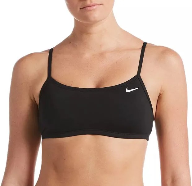 Женский бикини-топ Nike Essential Racerback, черный