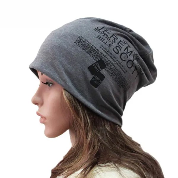 МЕ мода осень зима мешковатые Beanies буквы печатать шляпы для женщин хип-хоп головы колпачок