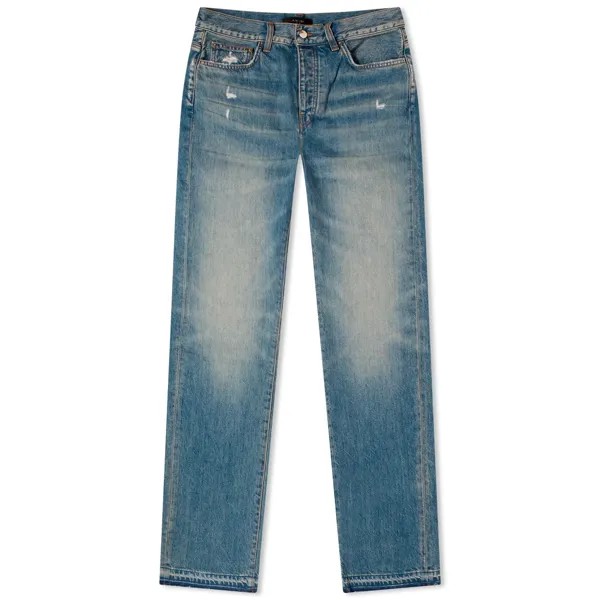 Джинсы Amiri Straight, синий-индиго