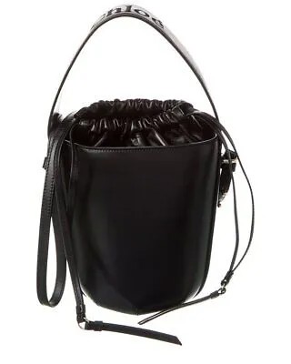 Кожаная сумка-мешок Chloé Sense Женская, черная
