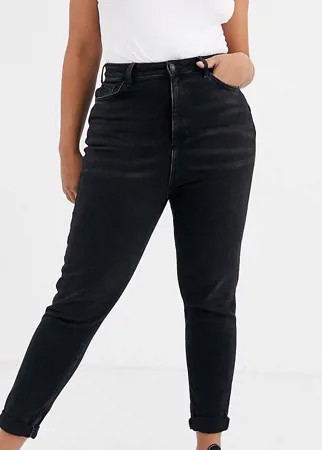 Черные джинсы в винтажном стиле New Look Curve-Черный
