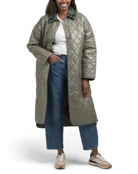 Стеганая куртка Barbour, зеленый