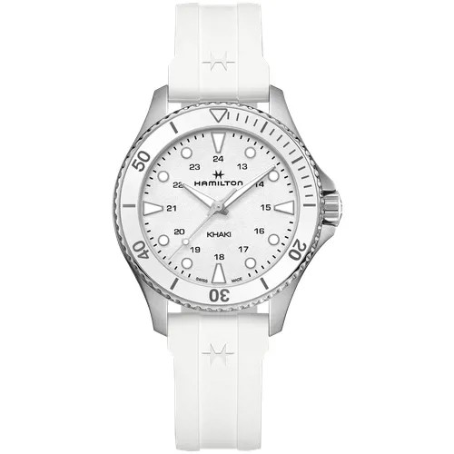 Наручные часы Hamilton Khaki Navy H82221310, серебряный, белый