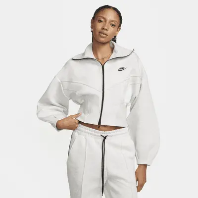 Куртка Nike Sportswear Tech Fleece, цвет Light Grey/Heather/Black