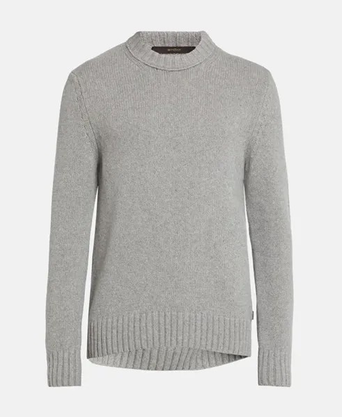 Кашемировый пуловер Windsor., серебряный