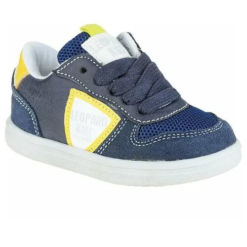 Кроссовки для мальчиков, цвет синий, размер 22, бренд Leopard Kids, артикул 367_navy