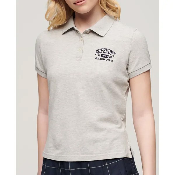 Поло Superdry 90S Fitted, бежевый