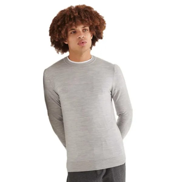 Свитер Superdry Studios Merino Crew, серый