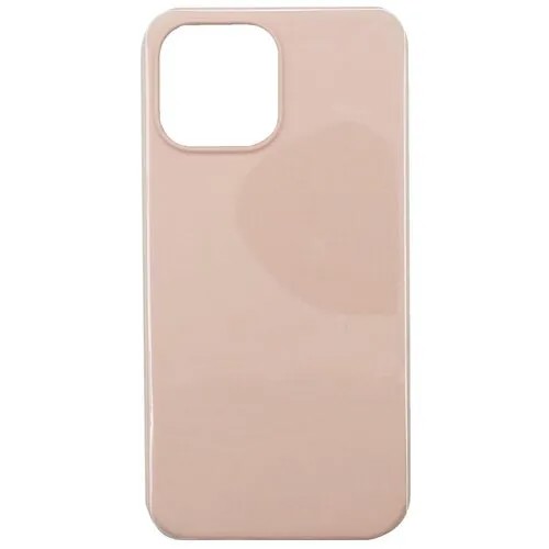 Чехол силиконовый для iPhone 13 Pro Max (грейпфрут)