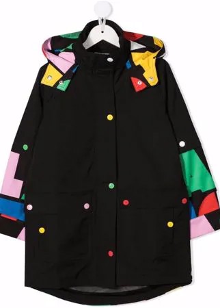 Stella McCartney Kids пальто с логотипом