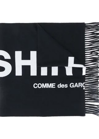 Comme Des Garçons Shirt шарф вязки интарсия с логотипом