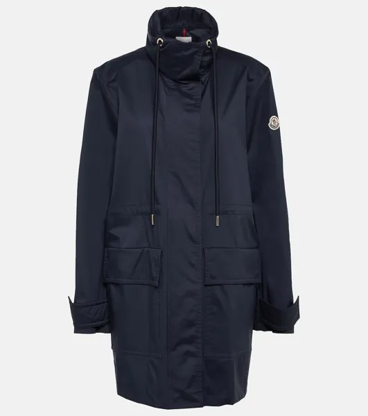 Плащ бремуза Moncler, синий