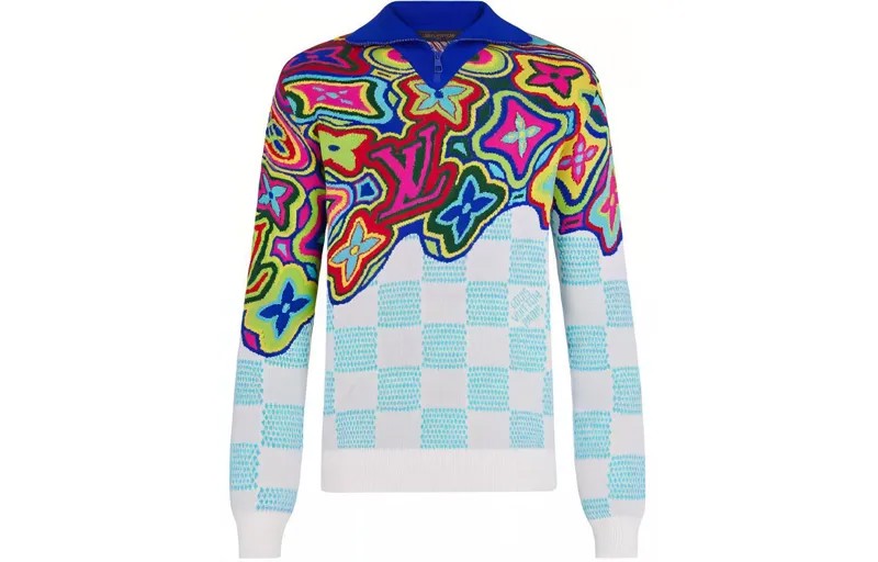 Новые квартальные продукты LV Sweater Men Multicolor Louis Vuitton, цвет Multicolor