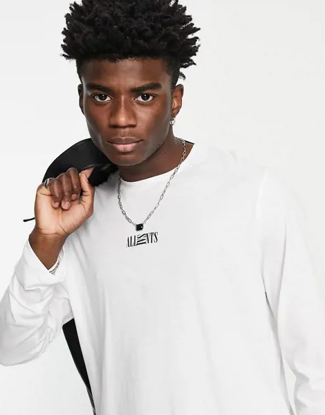 Белый лонгслив AllSaints Opposition