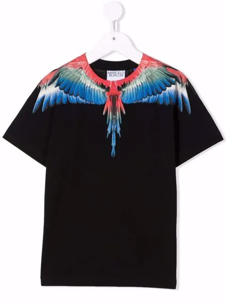 Marcelo Burlon County Of Milan Kids футболка с принтом Wings