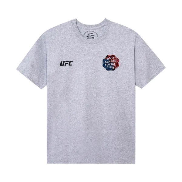 Футболка Anti Social Social Club x UFC Conned Heather Grey