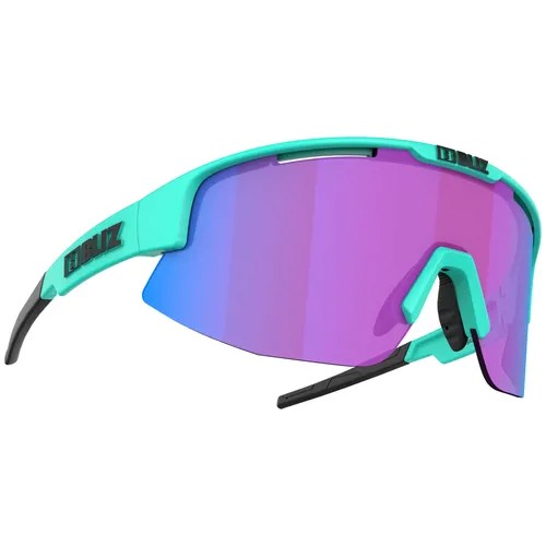 Солнцезащитные очки BLIZ, оправа: пластик, спортивные, устойчивые к появлению царапин, с защитой от УФ, голубой