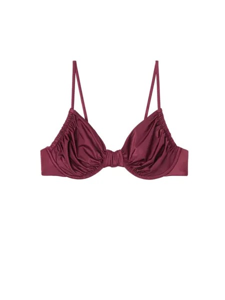 Топ бикини Calzedonia, цвет Wine Red