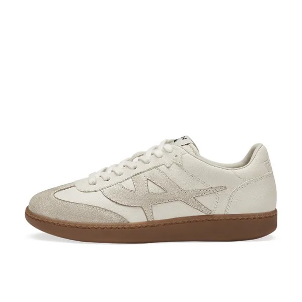Кроссовки ASH Lifestyle Shoes Men Low-top White/coffee, белый
