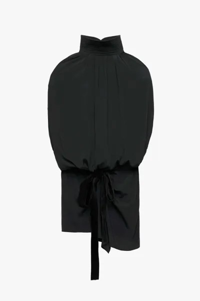 Платье Zara by Stefano Pilati Short Belted, черный