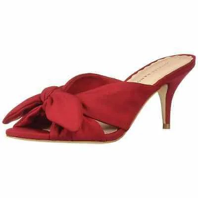 Женские босоножки на каблуке Loeffler Randall Luisa-Crp ярко-красного цвета 37,5 евро США 7,5