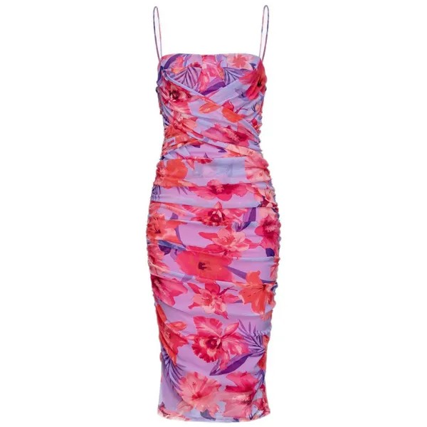 Платье миди Pinko WoCasual Dresses Stam Retinaed Sleeveless, разноцветный