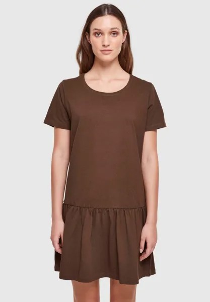 Платье из джерси VALANCE Urban Classics, цвет brown