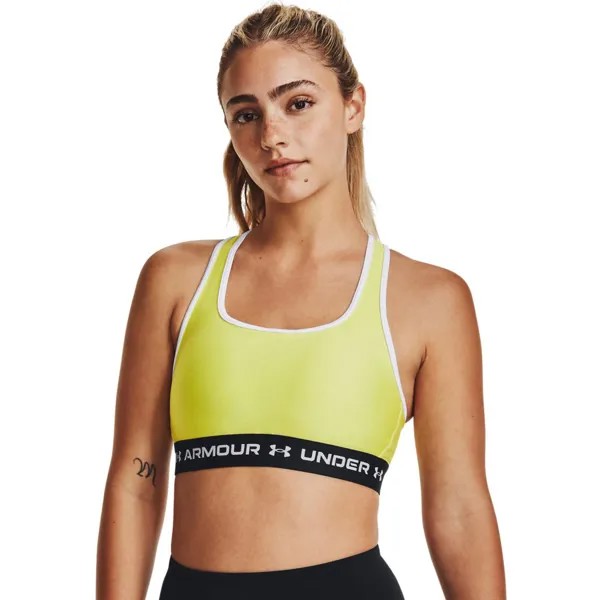 Спортивный топ Under Armour Crossback, желтый