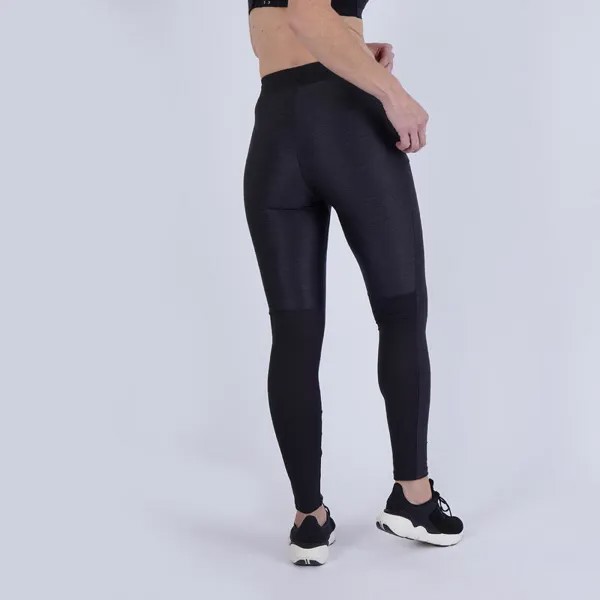 Женские дышащие леггинсы для бега - KIPRUN Run 500 Dry chiné черного цвета KALENJI, цвет negro
