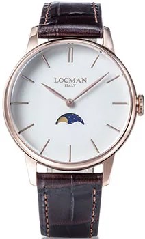 Fashion наручные  мужские часы Locman 0256R05R-RGAVRGPT. Коллекция 1960 Moon Phases