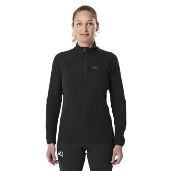 Толстовка Millet Lightgrid Half Zip, черный