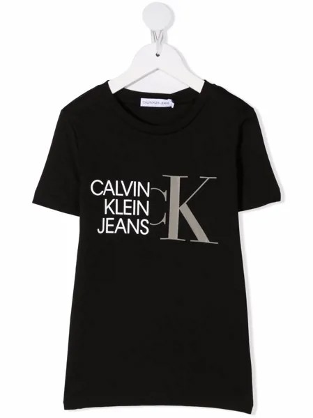 Calvin Klein Kids футболка с логотипом