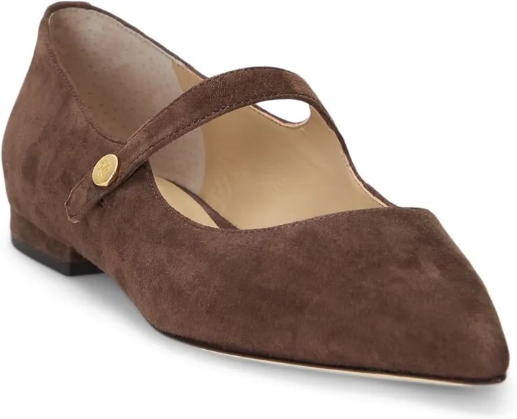 Туфли на плоской подошве LAUREN Ralph Lauren Londyn, цвет Chestnut Brown
