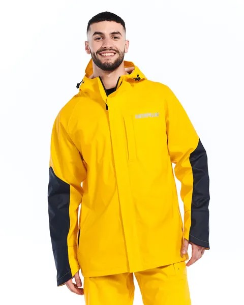 Мужская непромокаемая куртка от дождя Longshore CAT, желтый