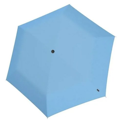 Зонт Knirps механический AS.050 Slim Small Manual LIGHT BLUE BLACK COATING INSIDE UV PROTECTION HEATSHIELD 9590502210