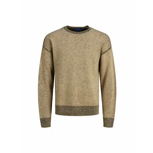 Пуловер Jack & Jones, размер 50, коричневый