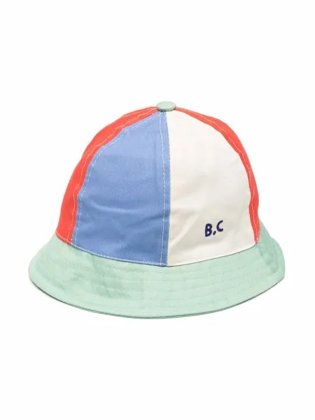 Bobo Choses colour-block embroidered-logo hat