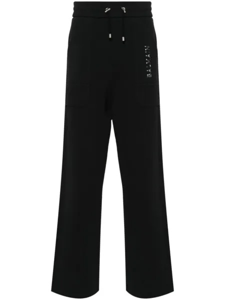 Balmain спортивные брюки широкого кроя, черный