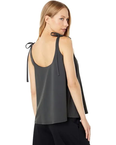 Топ Susana Monaco String Tie Flare Top, цвет Smoke