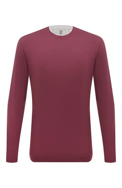 Хлопковый лонгслив Brunello Cucinelli