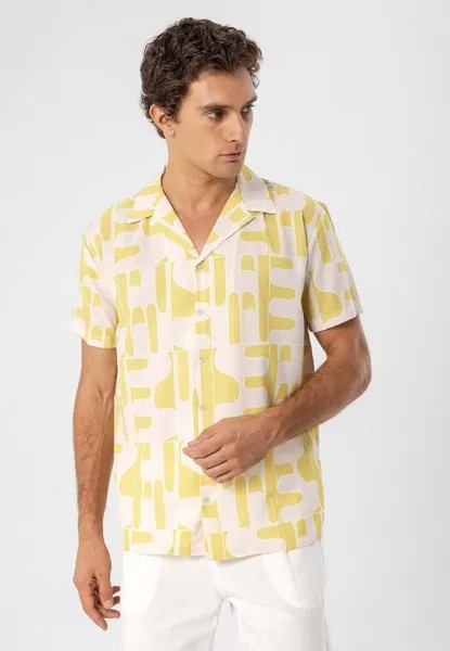 Рубашка LAPEL COLLAR SHORT SLEEVE Antioch, желтый