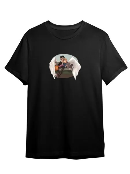 Футболка унисекс Каждому Своё Lucifer/Люцифер/Сериал SRLU5 черная XS