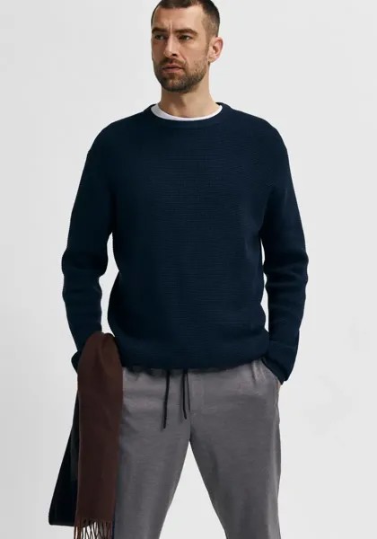Свитер с круглым вырезом SELECTED HOMME 
