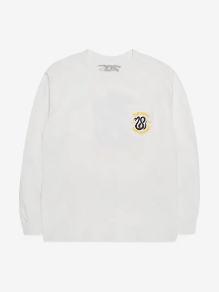 Лонгслив ANTI-HERO L/S PKT EIGHTEEN, Белый