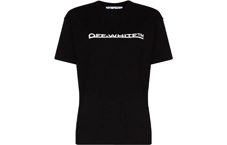 OFF-WHITE Женская футболка, цвет Black