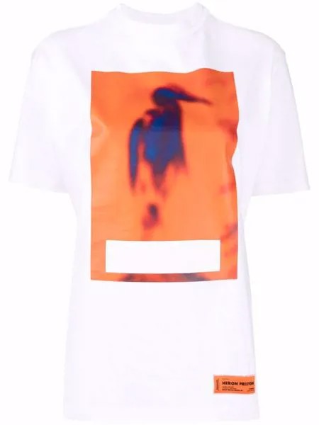 Heron Preston heron noise graphic T-shirt
