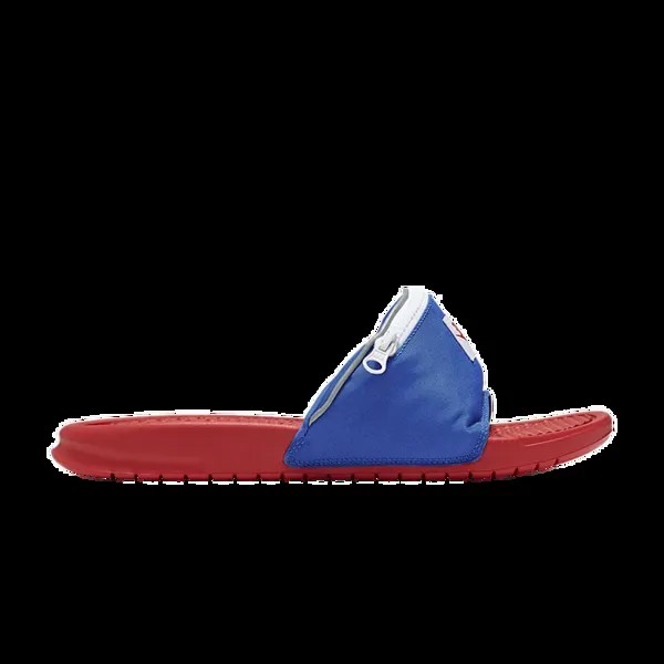 Кроссовки Nike Benassi JDI Fanny Pack Slides 'Crimson Royal', оранжевый